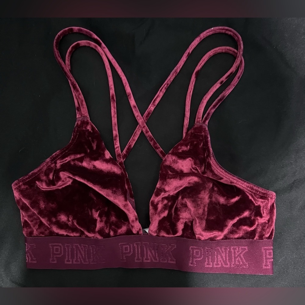 Victoria’s Secret pink velvet bralette - Picture 4 of 4